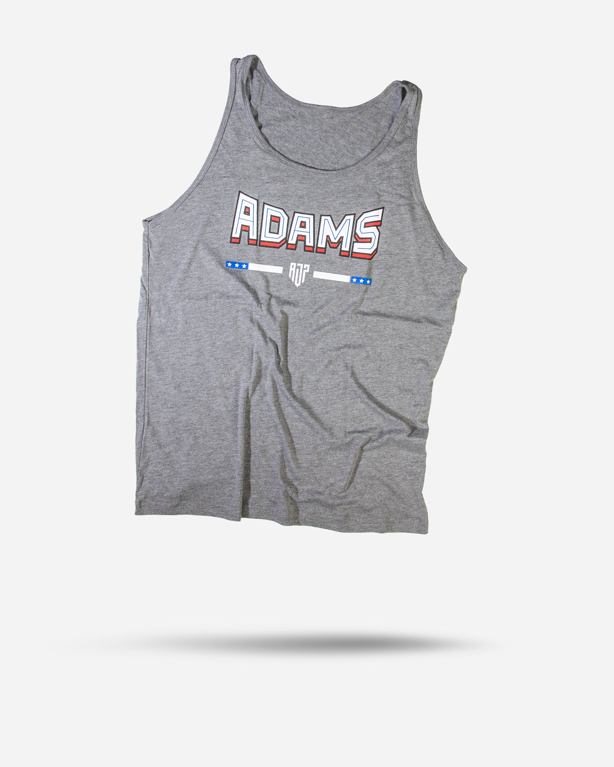 Adam's 4th of July 2022 Grey Tank Top