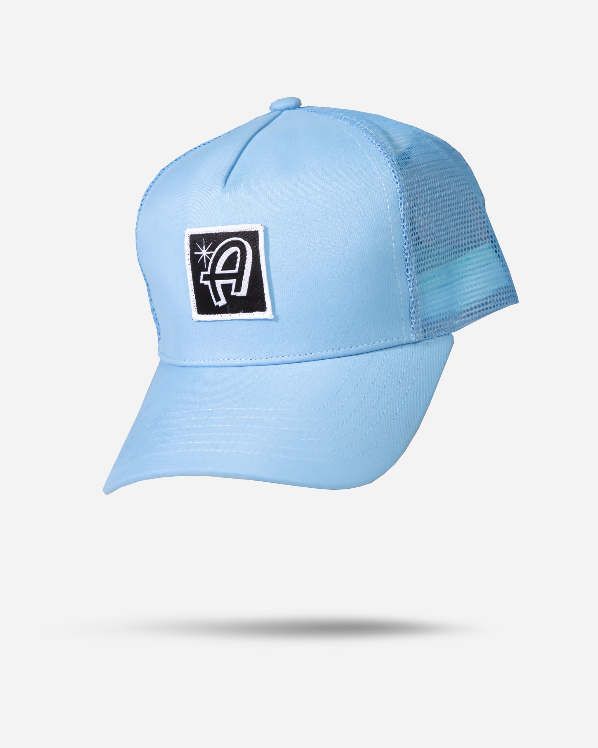 Adam's Sky Blue Curved Trucker Hat