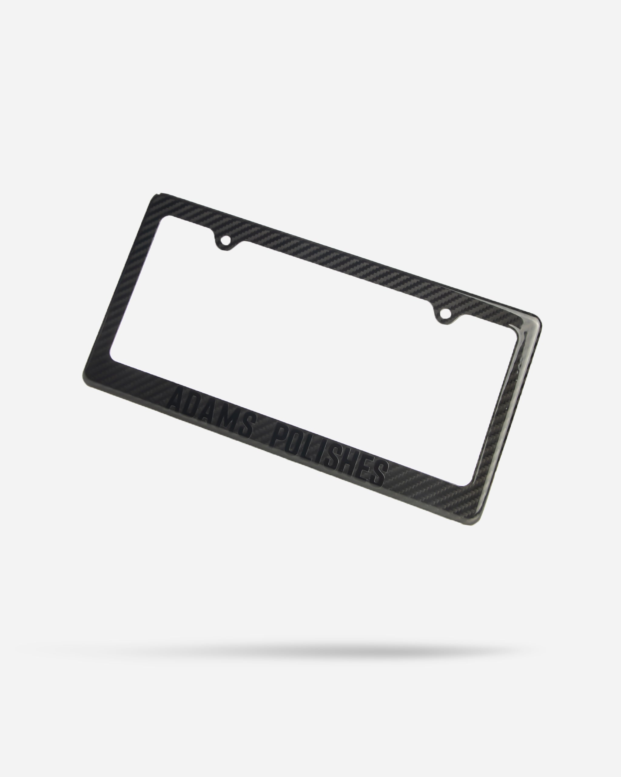 Adam's Carbon Fiber License Plate Frame