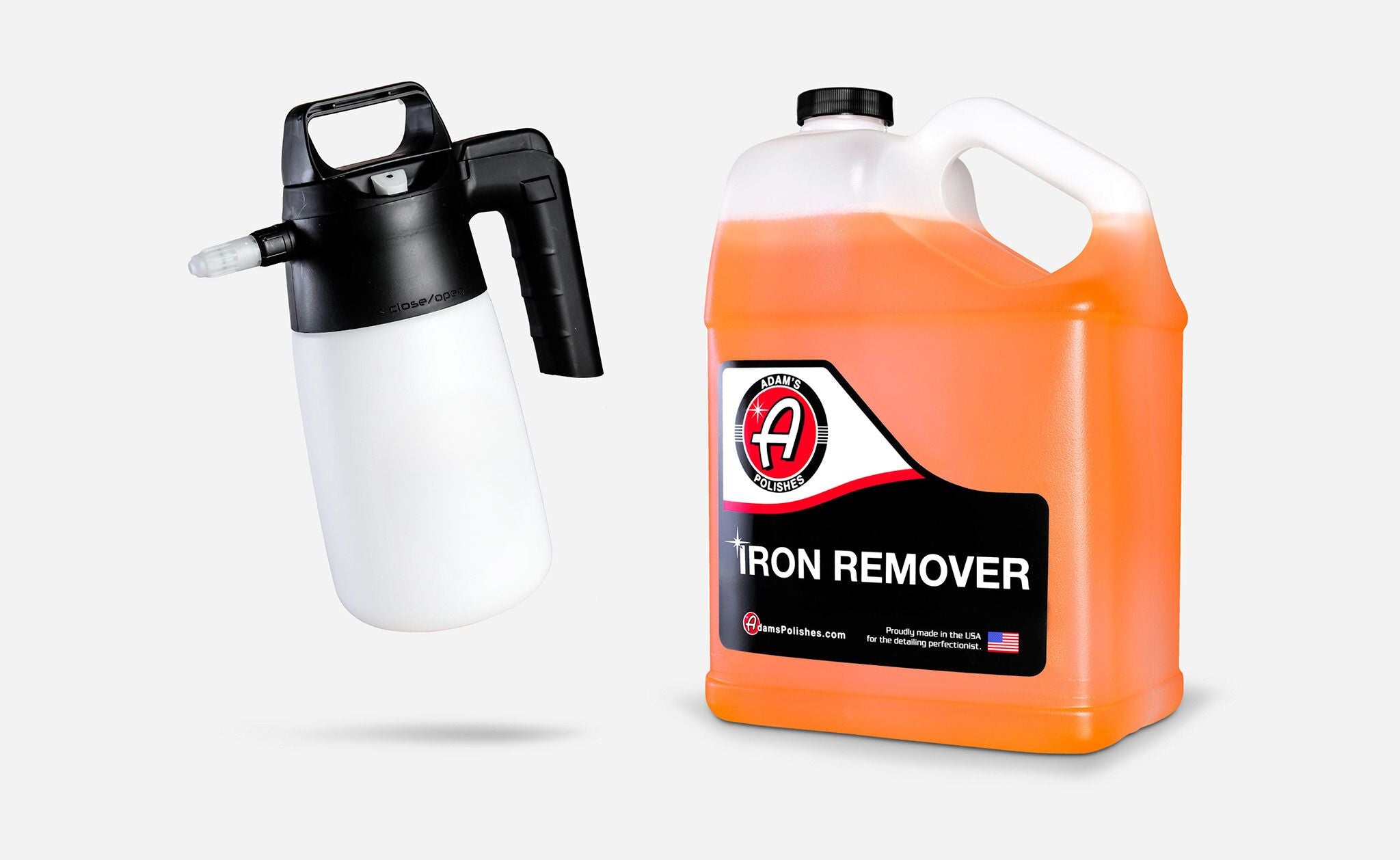 Adam's Iron Remover Gallon & Pressurized Multi-Sprayer Combo