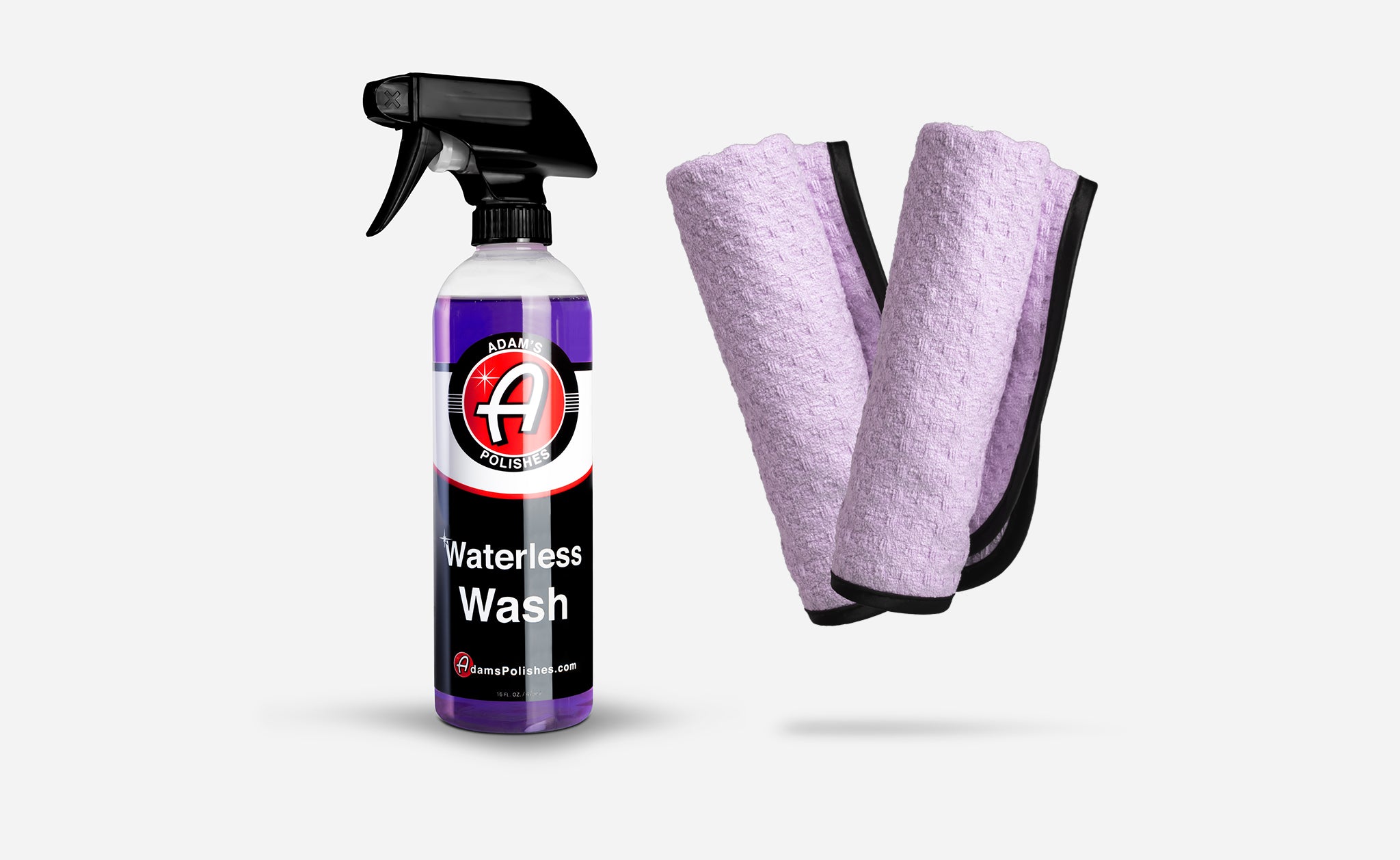 Adam's Waterless Wash & Towel Combo