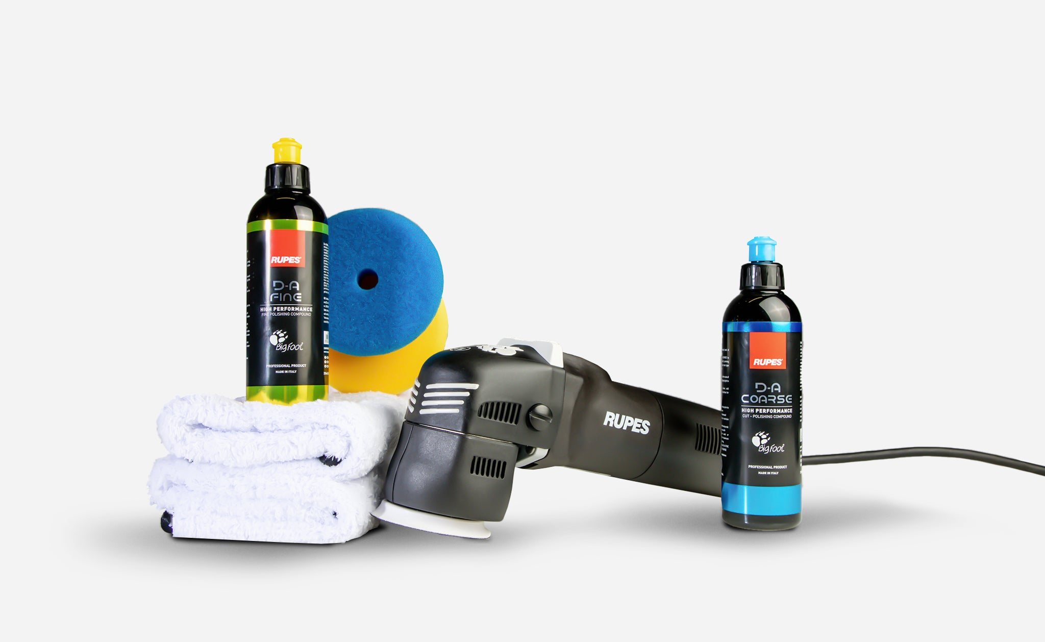 RUPES LHR75E Mini Random Orbital Polisher Kit