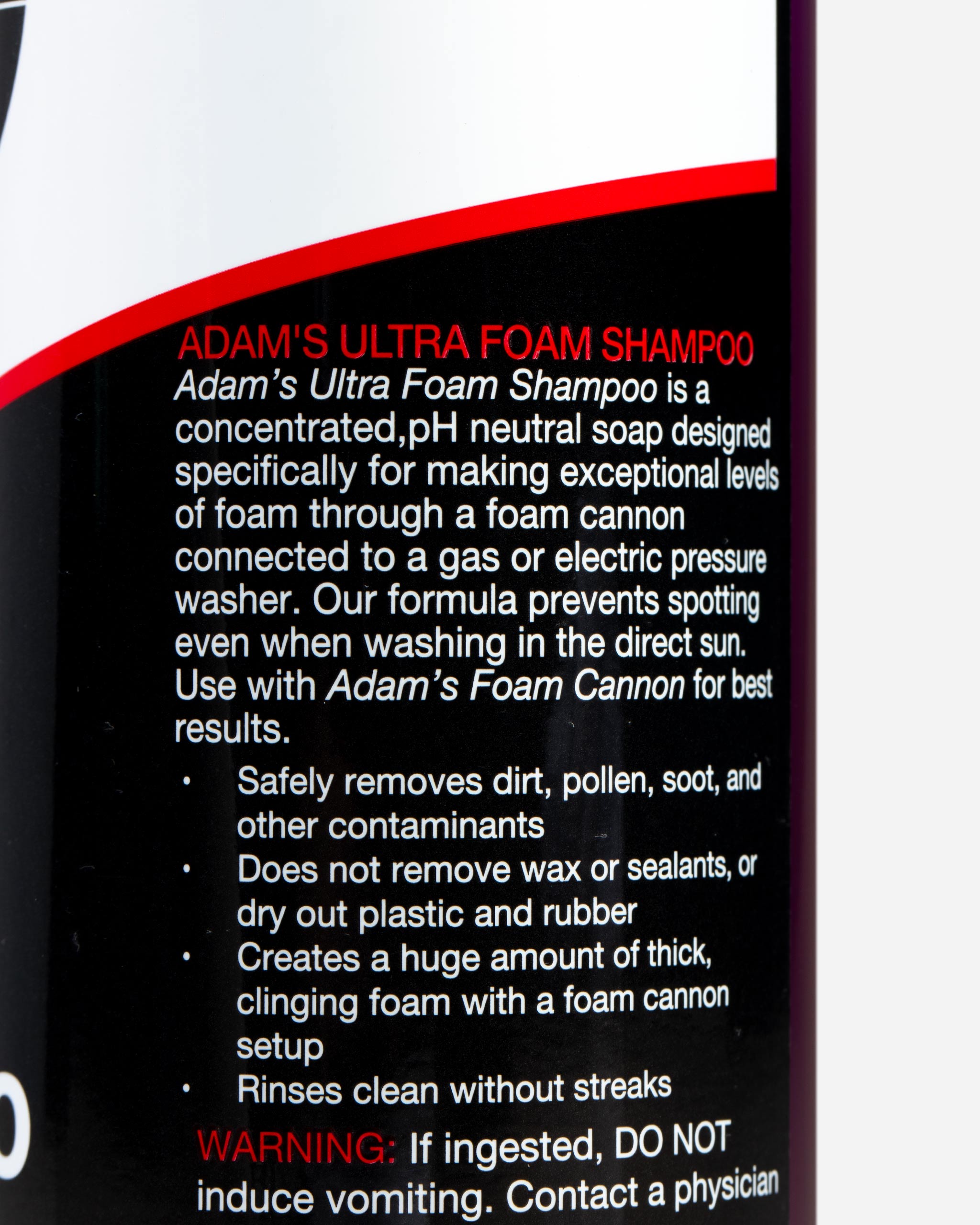 Adam's Ultra Foam Shampoo